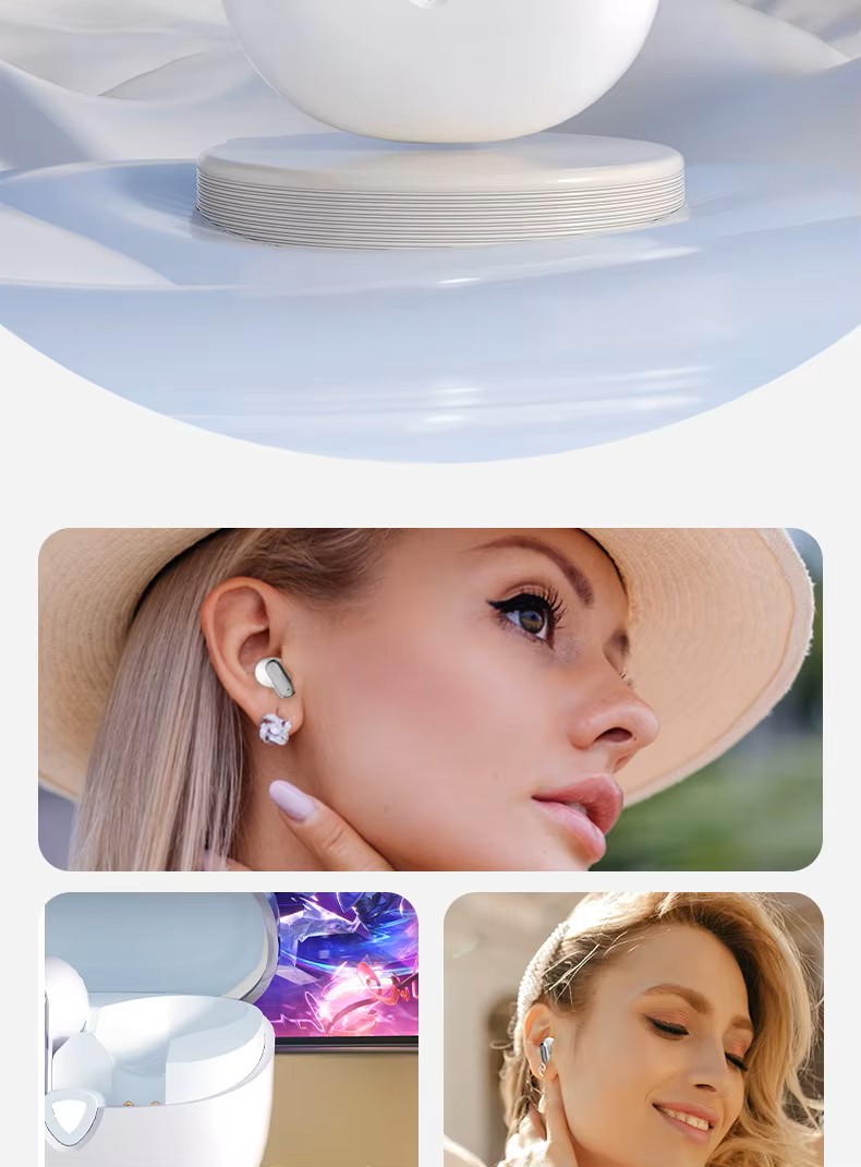 S60 Ultra-Long Life  In-Ear E-Sports Gaming Headset  Wireless for Bluetooth 5.4 Earphones