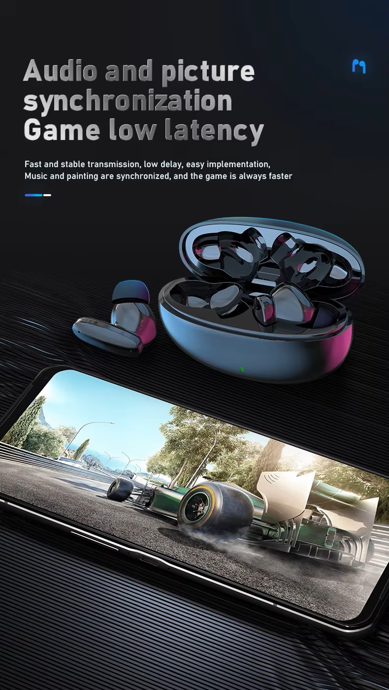 S90 In-Ear Headset Dual Mic LED Battery Indicator HiFi Stereo, Noise Reduction, IPX-3 Waterproof ,BT.5.4