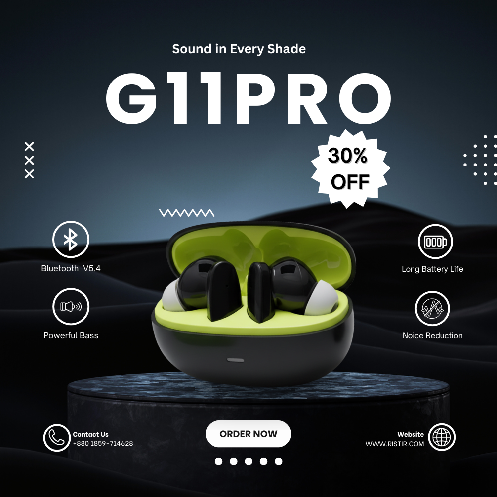 G11 PRO - Real Wireless | Deep Bass | Noise Cancel | IPX4 Waterproof